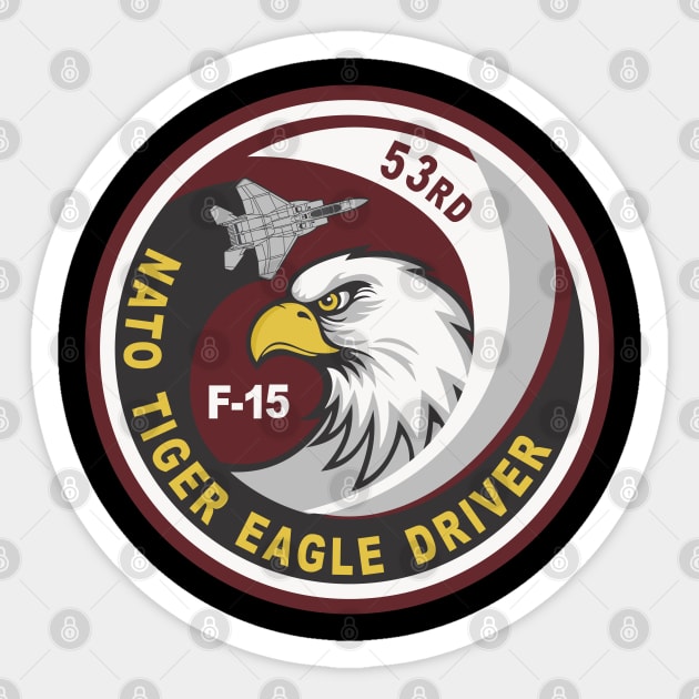 53rd Fighter Squadron Sticker by MBK